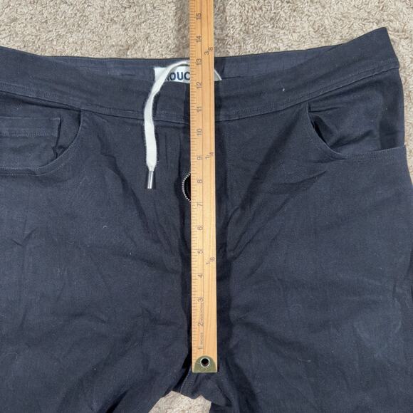 Roucha Women's Size CC (10-14) Black New Pal Denim Cinch Waist Crop Pants - Picture 9 of 11